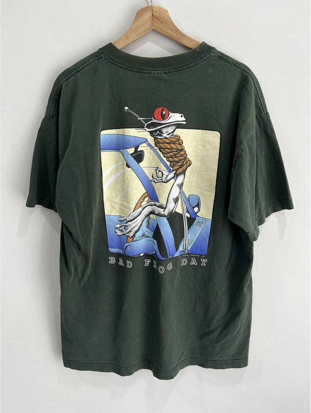 Vintage Life Forms Bad Frog Day Tee Shirt
